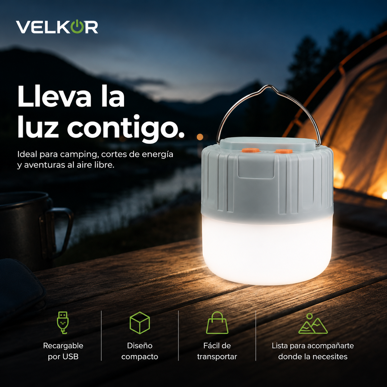 LAMPARA RECARGABLE