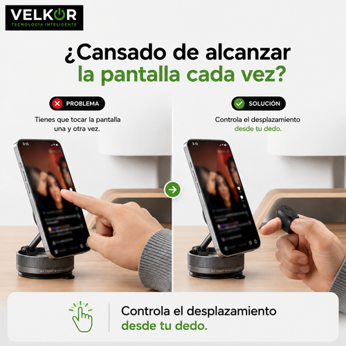 Control Remoto Bluetooth para Dedo
