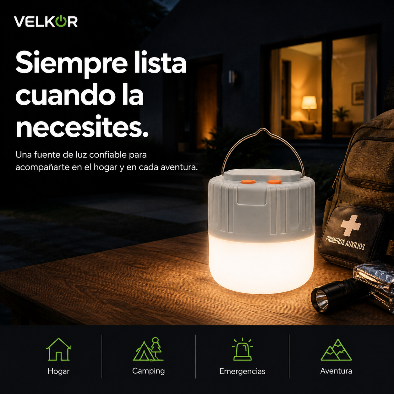 LAMPARA RECARGABLE