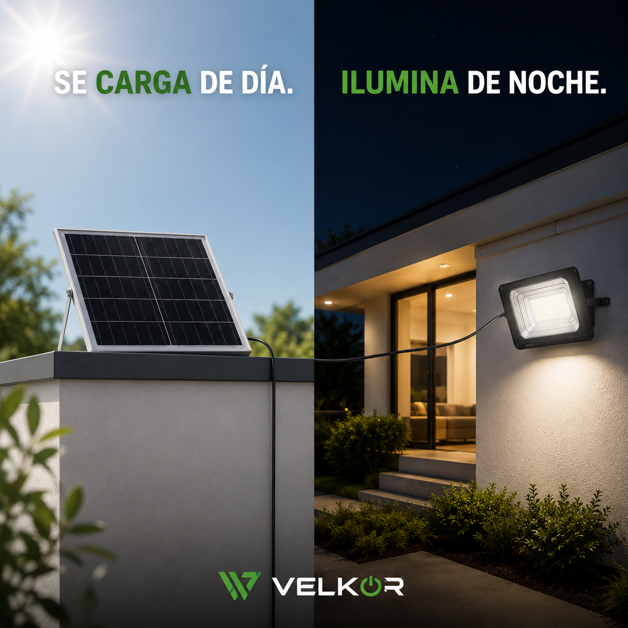 Reflector Solar LED Jortan 300W + Control Remoto