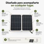 Panel Solar Portátil Velkor 35W
